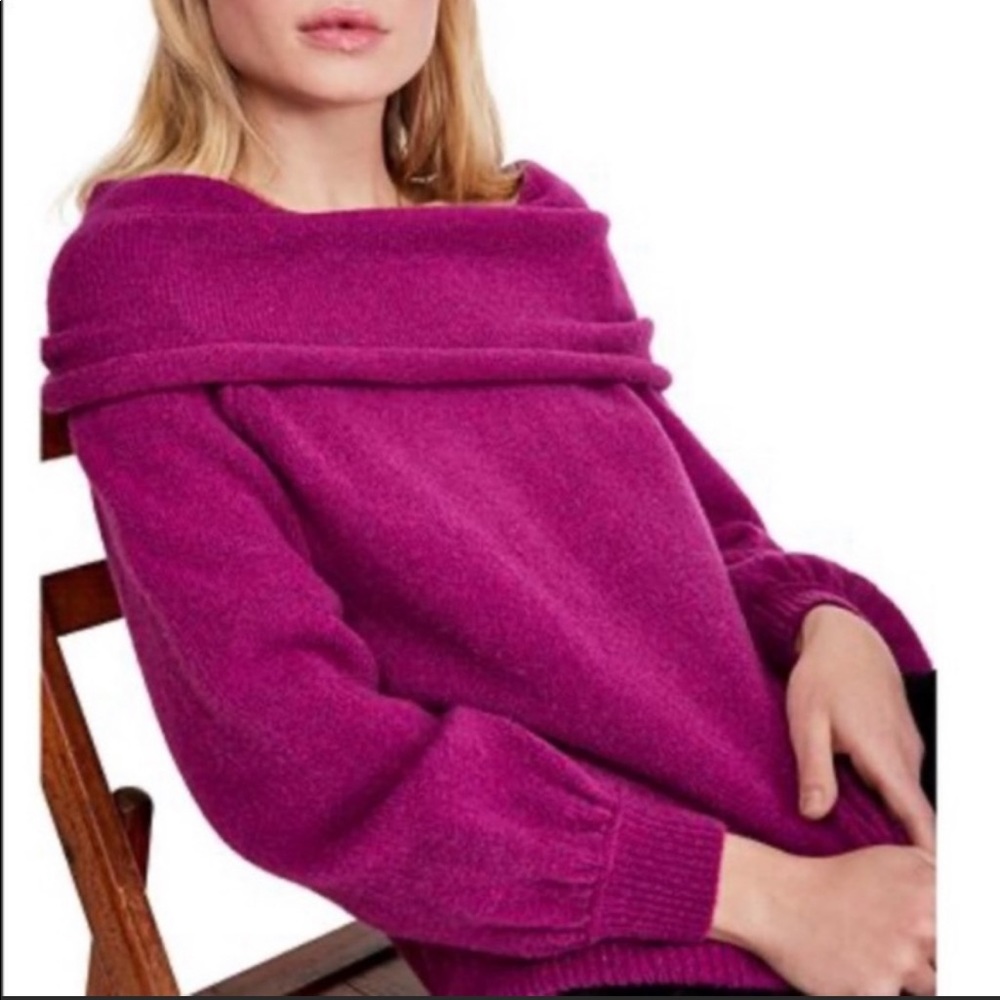 Free people Echo Beach cowl neck pullover